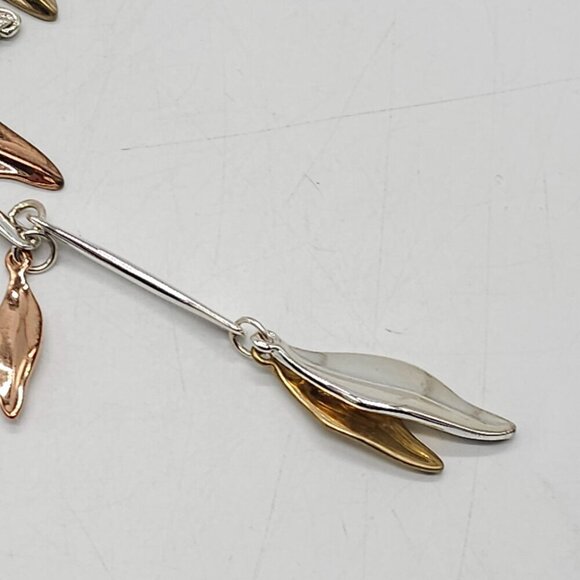 RLM Soho Striking Multi Colored Leaves 24.5" Long Lavalier Necklace - Picture 5 of 8